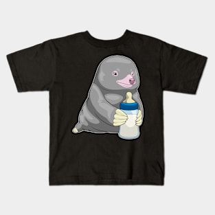 Mole Baby bottle Milk Kids T-Shirt